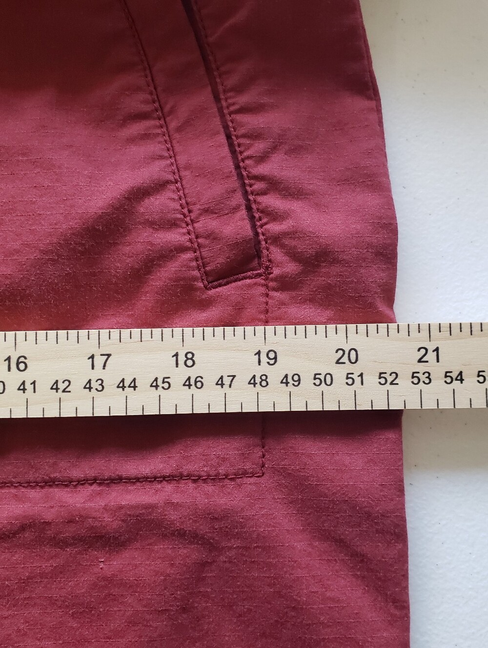 Title Nine Women Medium Long Sleeve Pullover Tunic Dress Medium Burgundy Pockets - Picture 14 of 16
